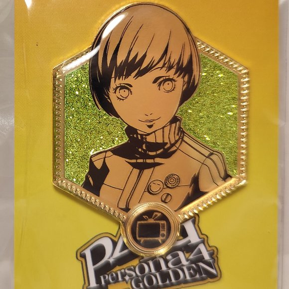 Persona 4 Golden Chie Satonaka Golden Series Enamel Pin Official Atlus Product - Picture 1 of 4